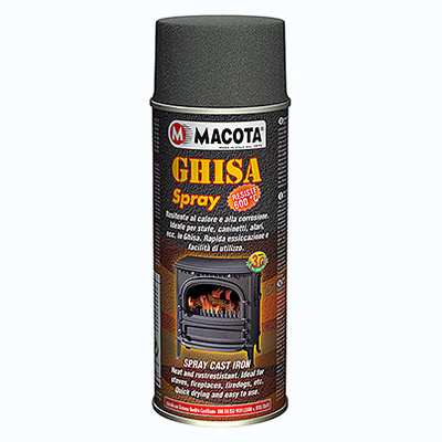 Ghisa spray résistante à la chaleur, pour température élevée jusqu'à 600 degrés.