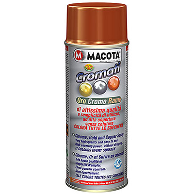 Peinture spray effet chrom, dor, cuivr