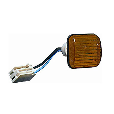 Feu Clignotant Latral Droit/Gauche avec Porte Lampe - Orange