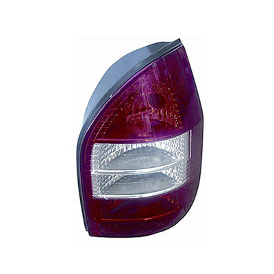 Feu Arrire Droit sans Porte Lampe - Blanc/Rouge