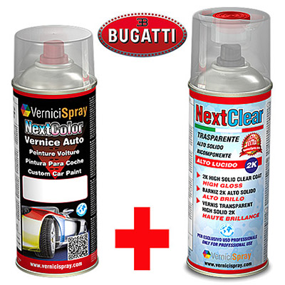 Kit de retouche automobile professionnel : peinture d'origine 59L31467 DARK BLUE MET. et vernis 2K pour BUGATTI VEYRON