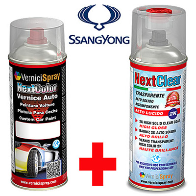 Kit Retouche Voiture en bombe pour rparation carrosserie SSANGYONG ACTYON SPORTS