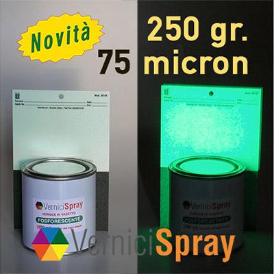 Peinture Phosphorescente avec Pigment 75 microns - 250 gr