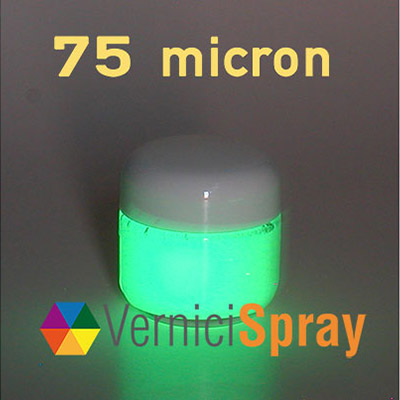 Peinture phosphorescente avec pigment 75 microns - 50 gr