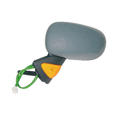 R�troviseur Ext�rieur gauche �lectrique d�givrant, avec clignotant int�gr� et surface appr�te