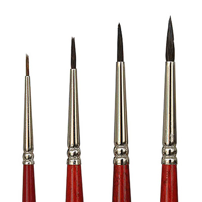 Pinceaux de retouche peinture carrosserie en plusieurs tailles de qualit