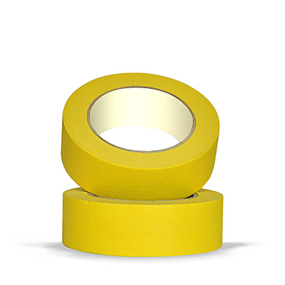 Ruban de Masquage carrosserie en papier jaune
