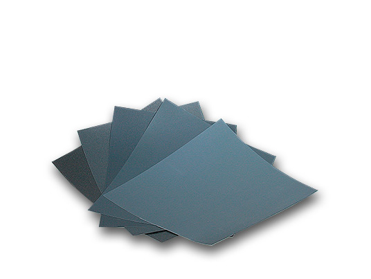 Kit de 5 pcs assorties de papier de verre  poncer  l'eau.  