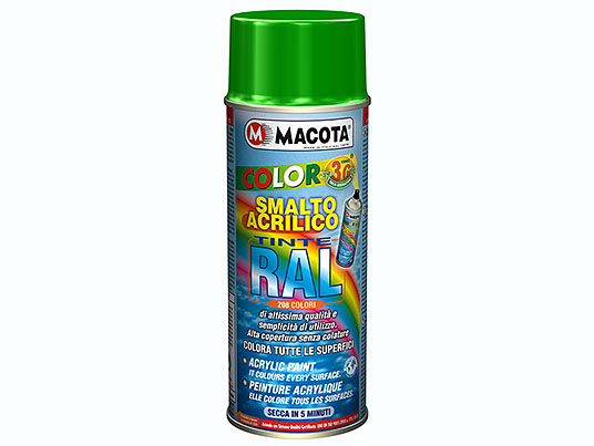 Bombe peinture industrie 2K mat Ral 400ml 9003