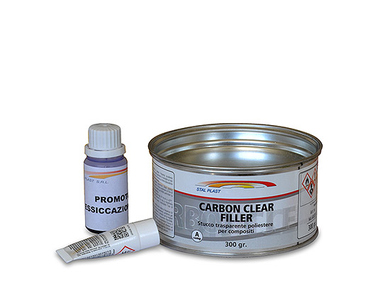 Carbon Clear Filler - Mastic transparent pour fibre de carbone et de verre  