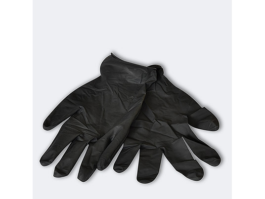 Gants jetables en latex noir pour peintures  