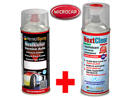 Kit retouche voiture en bombe pour rparation carrosserie MICROCAR M.GO