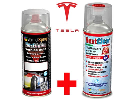 Kit Retouche Voiture en bombe pour réparation carrosserie TESLA MODEL S  PMAB SYCAMORE BROWN EFFECT PMAB 2017 FR