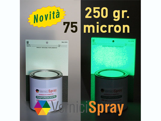 Peinture Phosphorescente avec Pigment 75 microns - 250 gr  