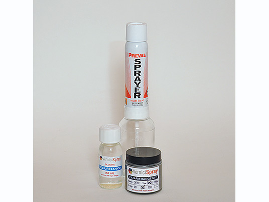 Kit Peinture Catadioptrique silver 100 ml avec Spray Gun  