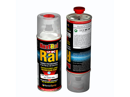 Bombe Peinture Polyurthane bi-composants en teinte RAL finition brillante - vernicispray.fr  