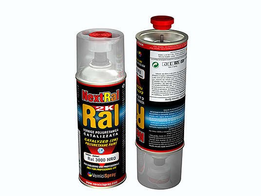 Peinture en Polyurthane bi-composants spray - RAL finition matt  